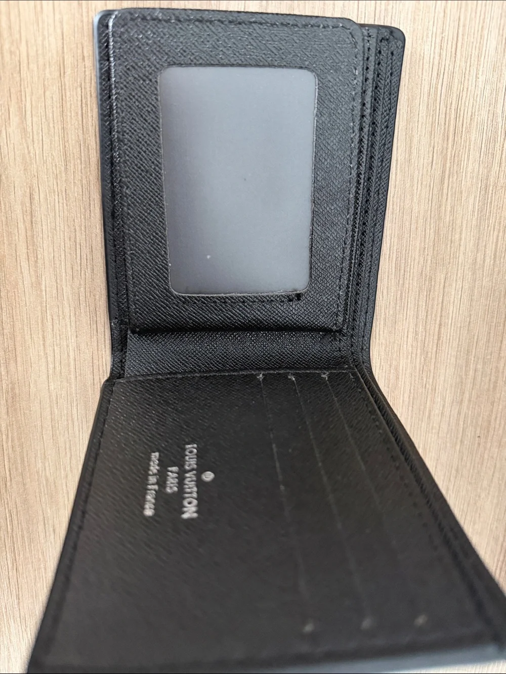 Louis Vuitton Black Monogram Money Clip